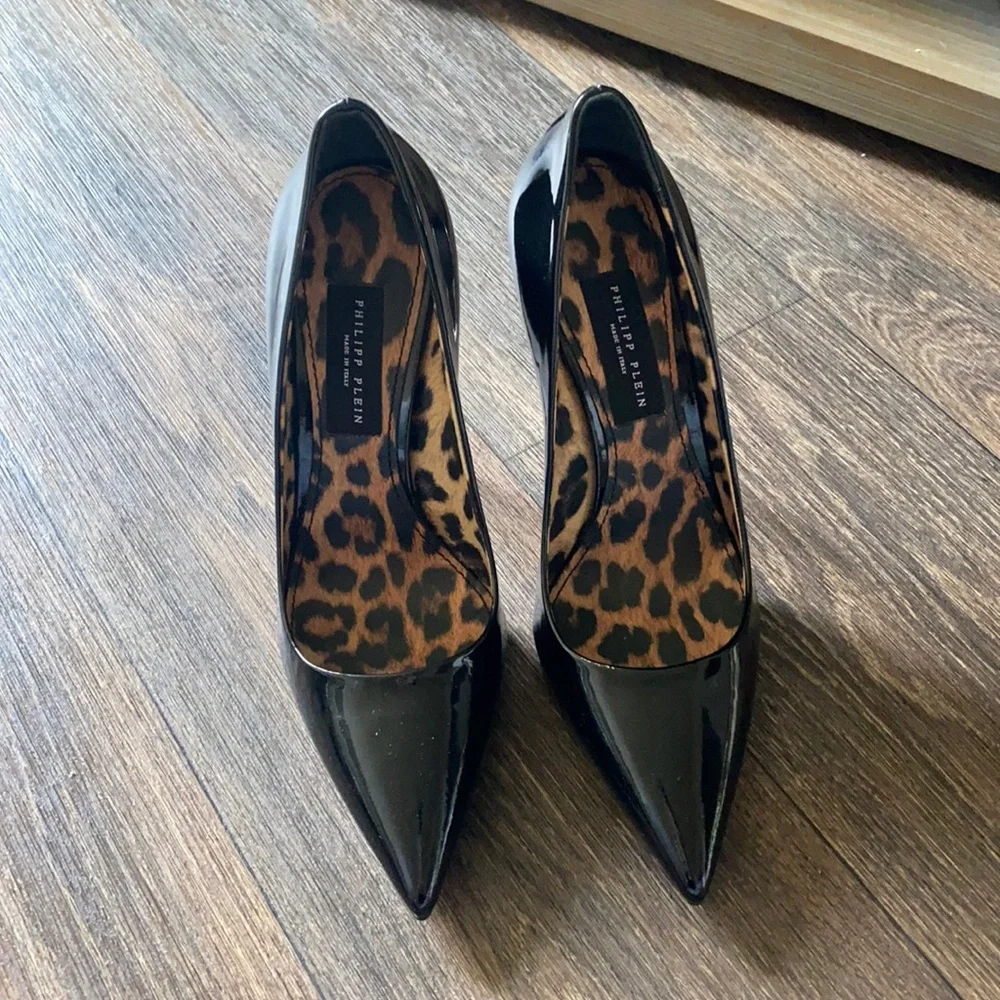 Philipp Plein Skull pointed-toe pumps